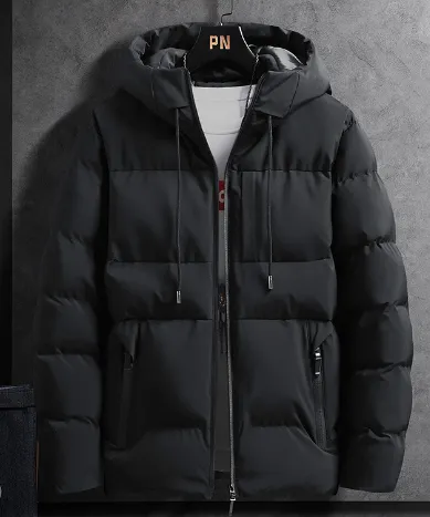 Padded Hooded Men's Winter Jacket - Tomas