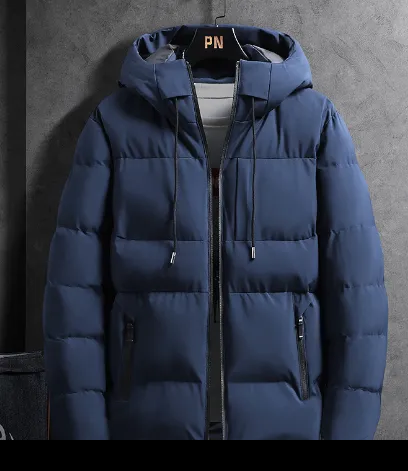 Padded Hooded Men's Winter Jacket - Tomas
