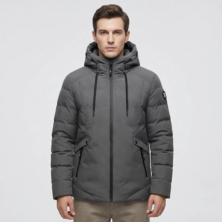 Padded Hooded Men's Winter Jacket - Tomas