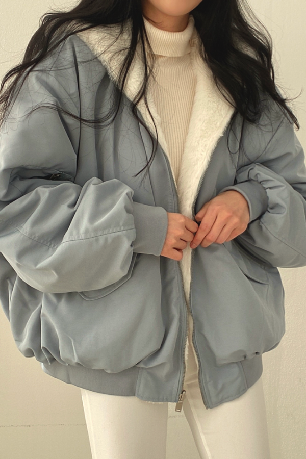 Padded Winter Bomber Jacket - Bernadette