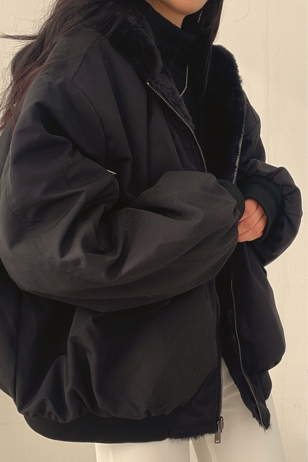Padded Winter Bomber Jacket - Bernadette