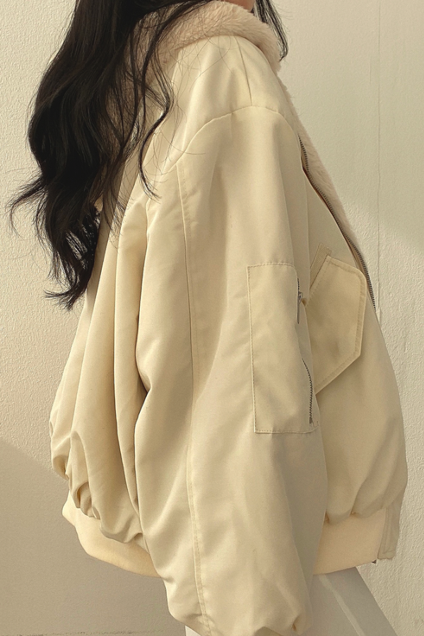 Padded Winter Bomber Jacket - Bernadette