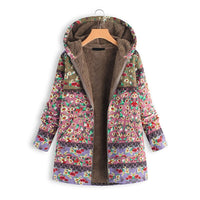 Lange Dames Teddy Jas met Capuchon - Seraphina