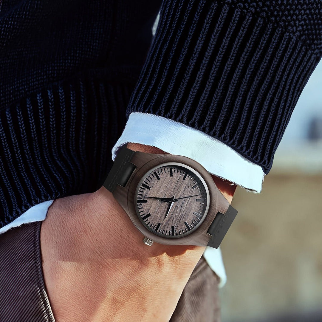 Personalised Natural Grain Watch - Horalo