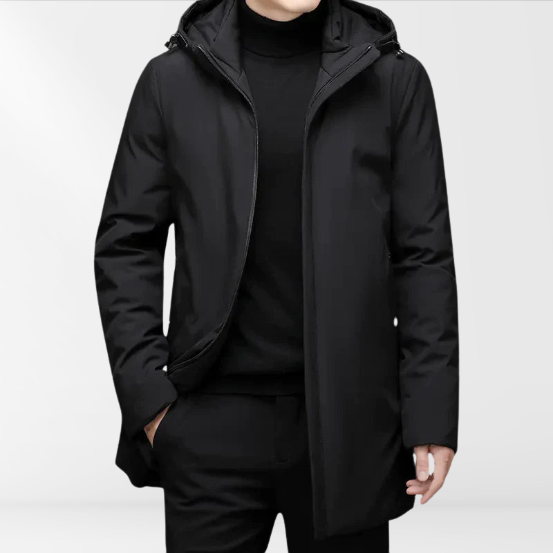 Classic men's coat with down filling – Matteo