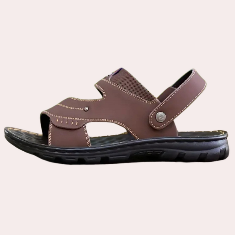Casual Leather Sandals for Men - Leon