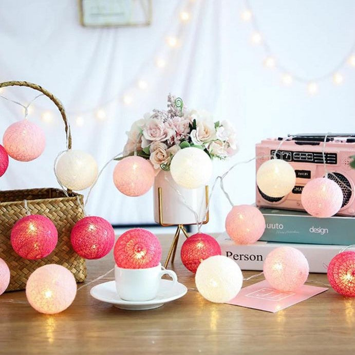 Vrolijke Katoenen Lichtgevende Ballenslinger - LumiBall