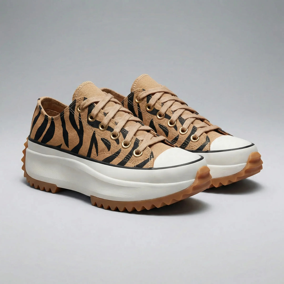 Plateau-Sneaker Mit Schnürung - Evelyn