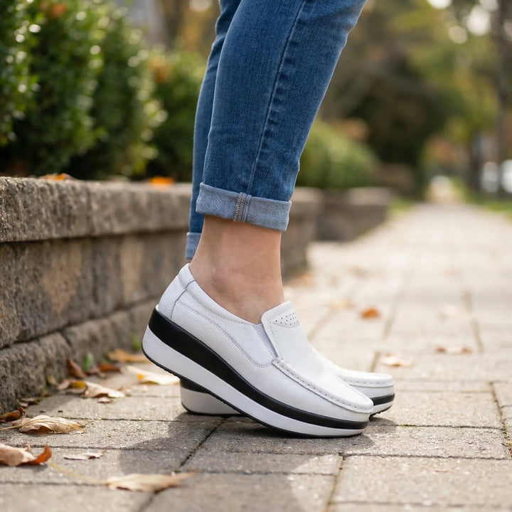 Platform Slip-On Shoe With Orthopedic Support - Erika