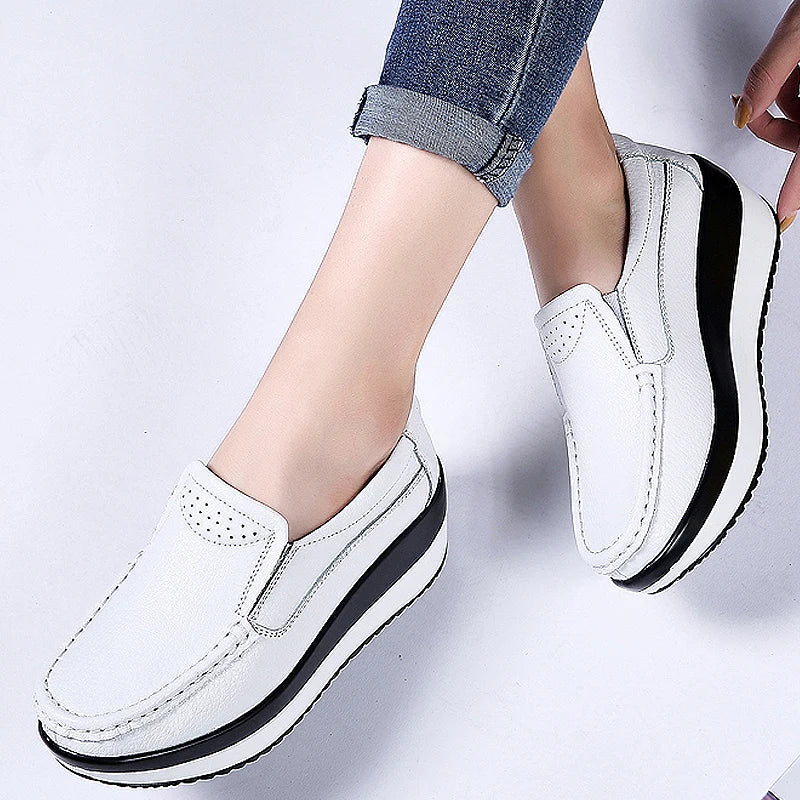 Platform Slip-On Shoe With Orthopedic Support - Erika