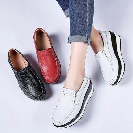 Platform Slip-On Shoe With Orthopedic Support - Erika
