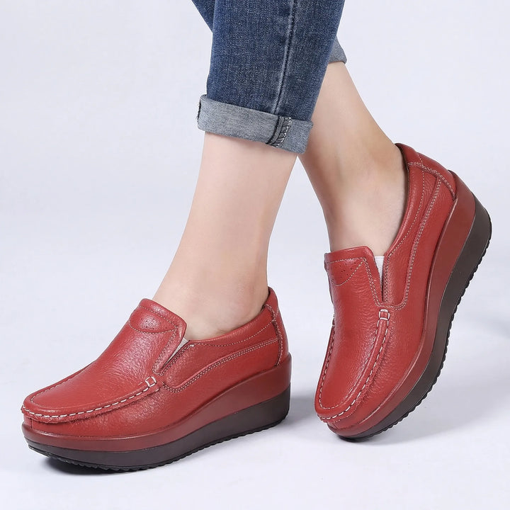 Platform Slip-On Shoe With Orthopedic Support - Erika