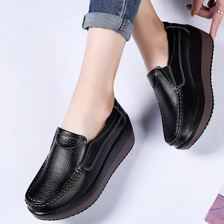 Platform Slip-On Shoe With Orthopedic Support - Erika