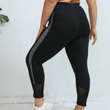 Plus Size Sportleggings Met Hoge Taille - Ruby