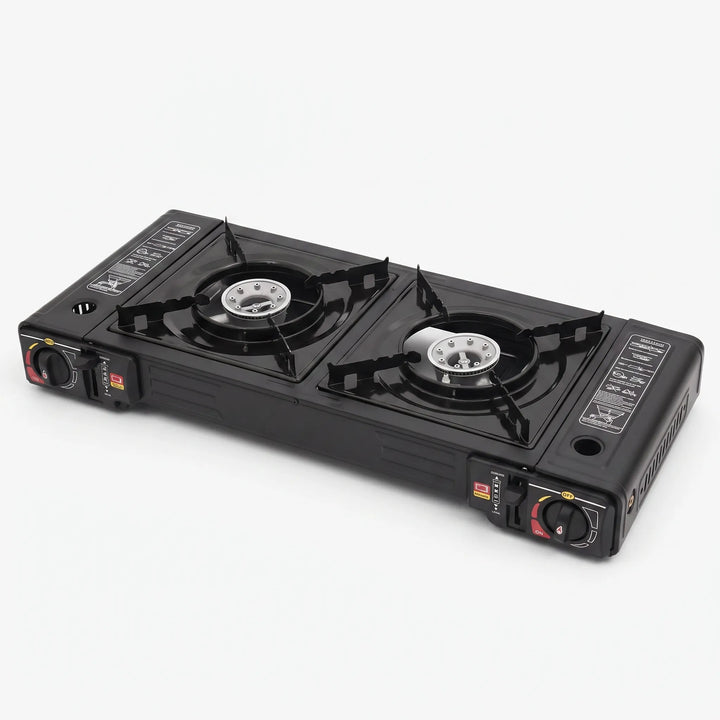 Portable Twin Burner Stove - Veldia