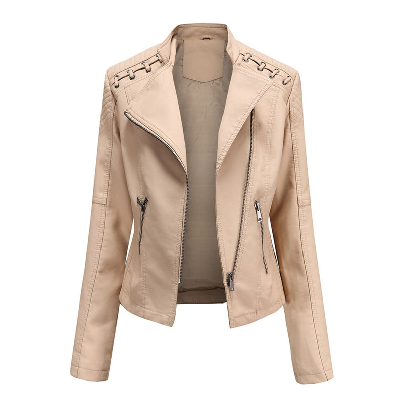 Elani - Trendy Leren Jack voor Dames