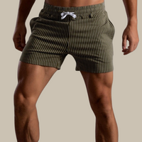 Sneldrogende & Stijlvolle Heren Zwemshorts van Ribstof-Polyester – Niko