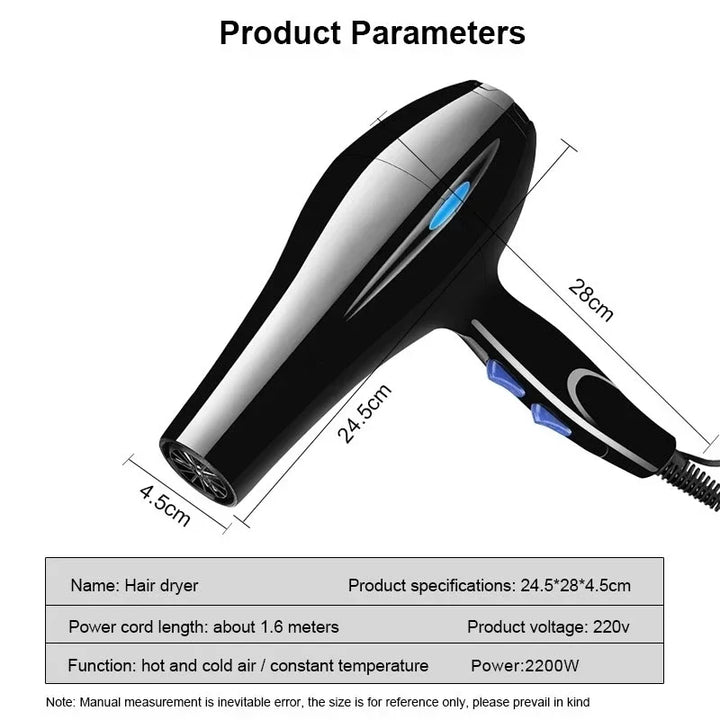 Professional 2200w Ionic Hairdryer - VortexDry