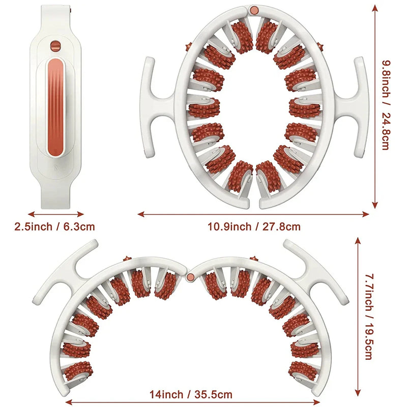 Compact Acupressure Massager - BodyRelief Roller