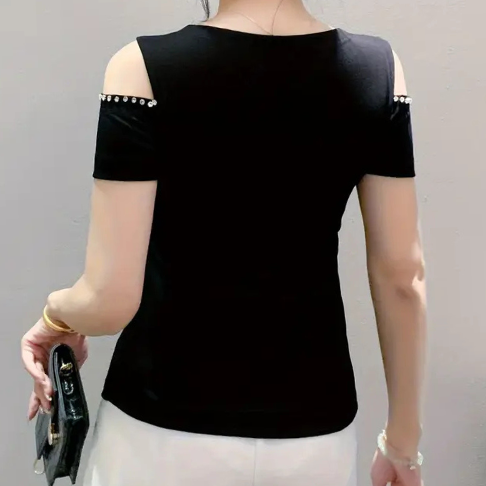 Trendy Cold-Shoulder Top for Women - Fenna
