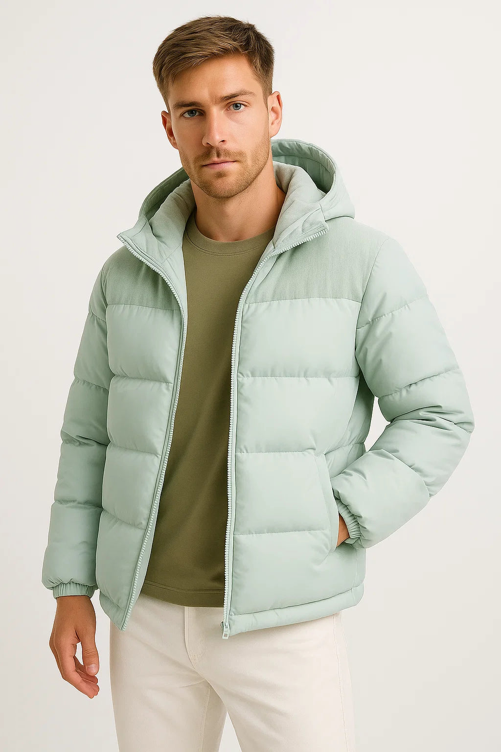 Quilted Hooded Puffer Jacket - Robert