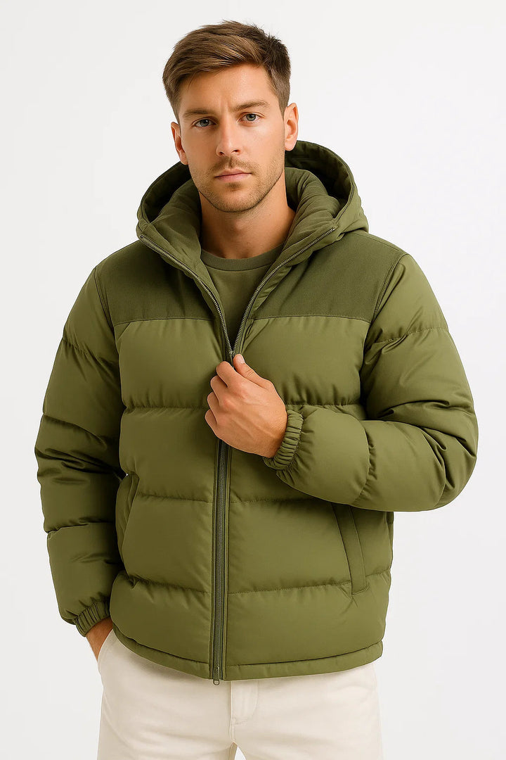 Quilted Hooded Puffer Jacket - Robert