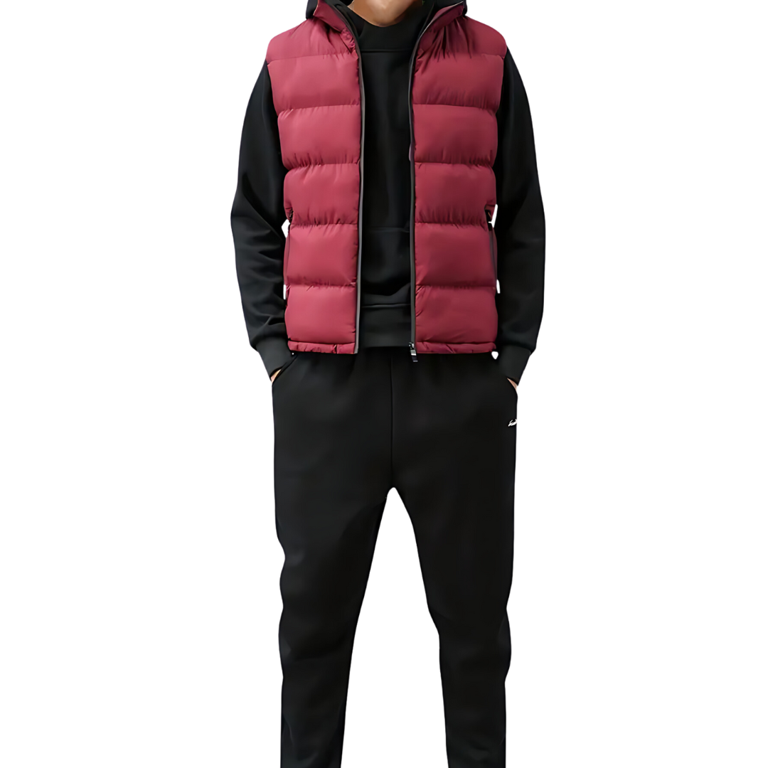 Quilted Sleeveless Gilet For Men - Jeremy