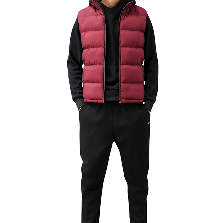Quilted Sleeveless Gilet For Men - Jeremy