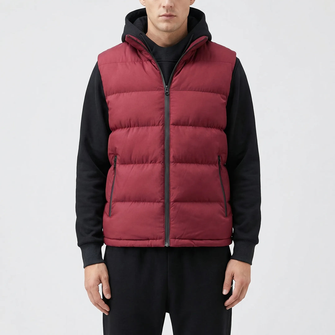 Quilted Sleeveless Gilet For Men - Jeremy