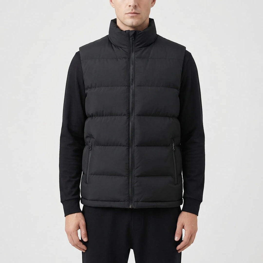 Quilted Sleeveless Gilet For Men - Jeremy