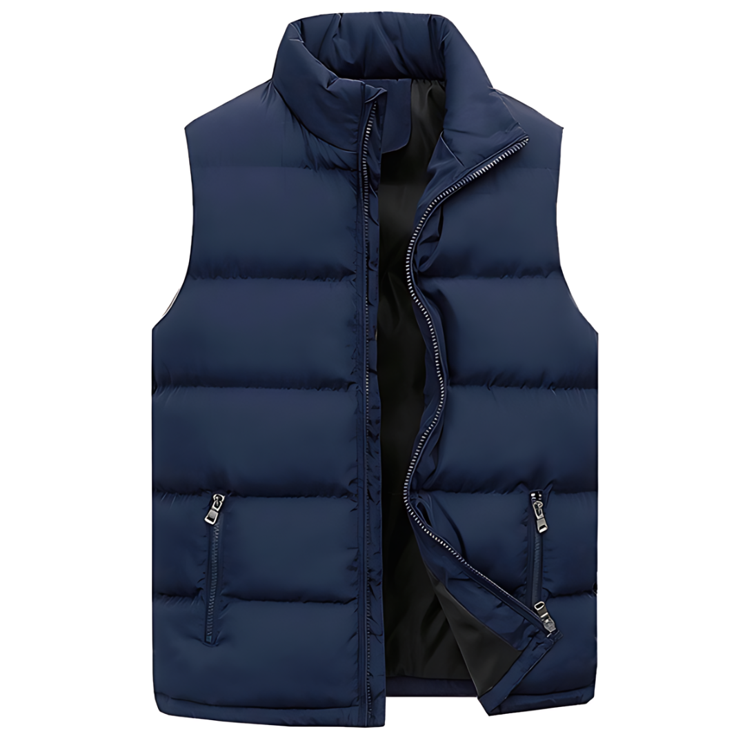 Quilted Sleeveless Gilet For Men - Jeremy