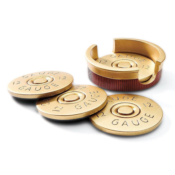 Quirky Shotgun Shell Drink Coasters - ShotRest