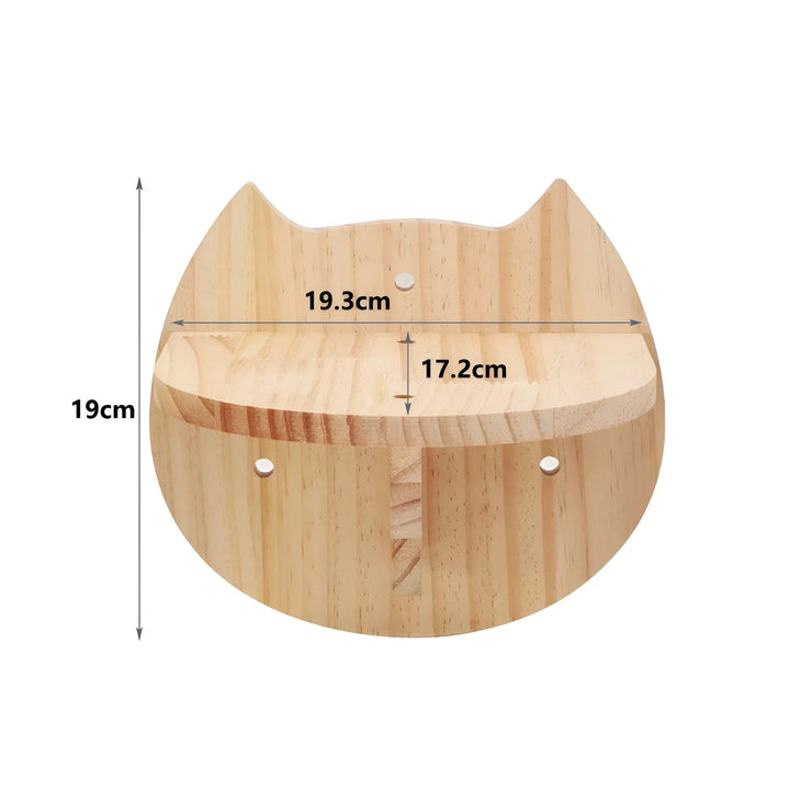 Wandklimplank voor Katten met Krabpaal - ClimbPaws