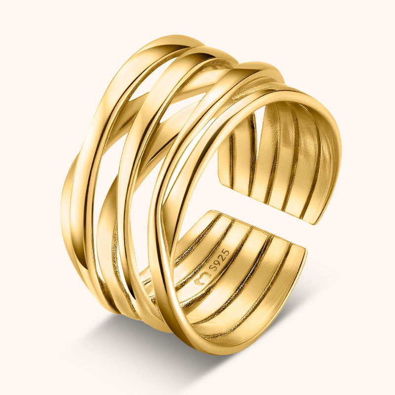 Stylish Branching Ring - Nora