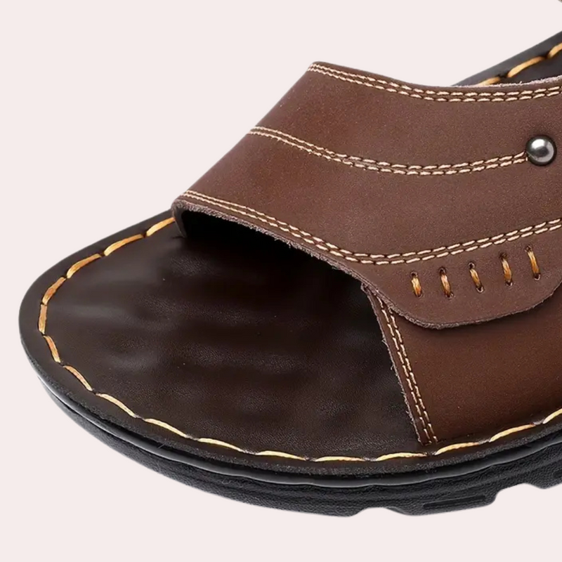 Casual Leather Sandals for Men - Leon
