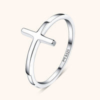 Trendy Ring with Cross Detail - Amélie
