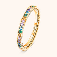 Stylish Rainbow Ring - Aurora