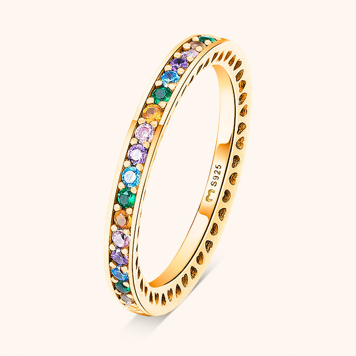Stylish Rainbow Ring - Aurora