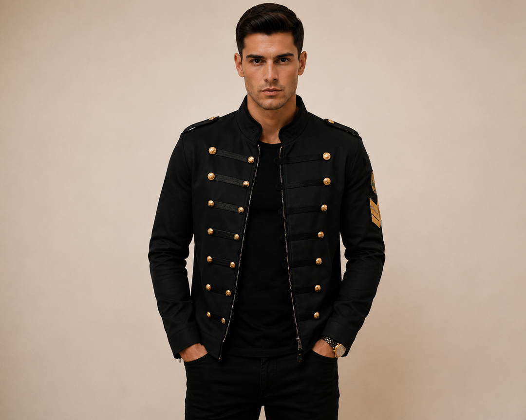 Men’s Jacket with Stand-Up Collar and Modern Cut – Rafael