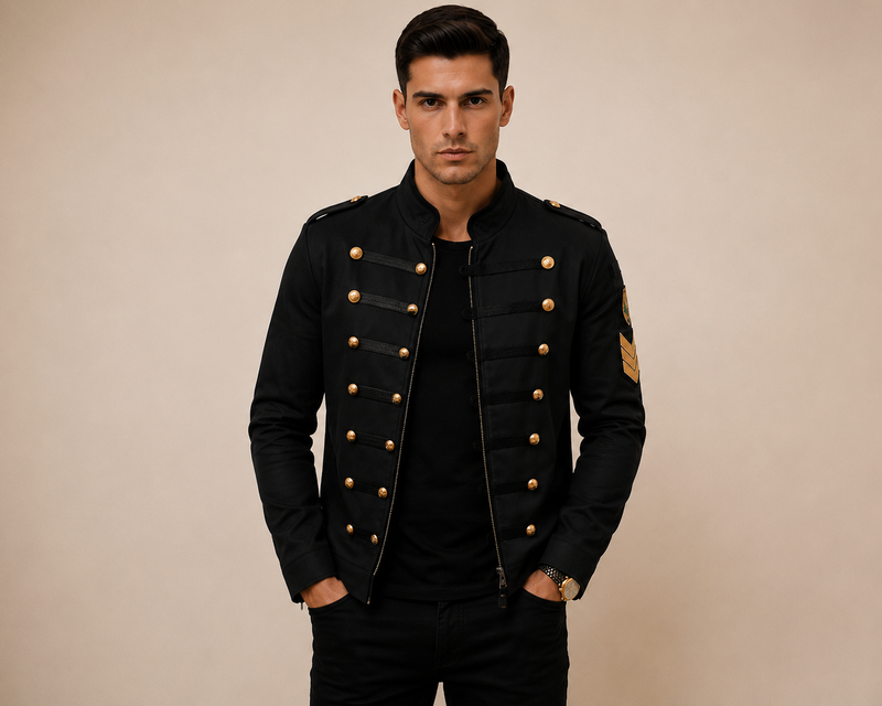 Men’s Jacket with Stand-Up Collar and Modern Cut – Rafael