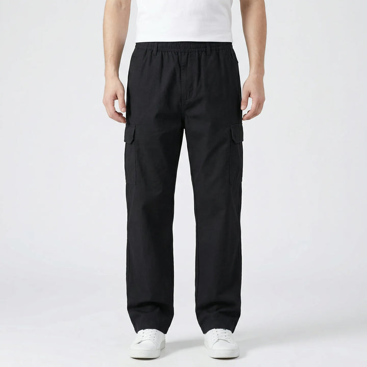 Rechte Cargobroek Met Elastische Taille - Freddie