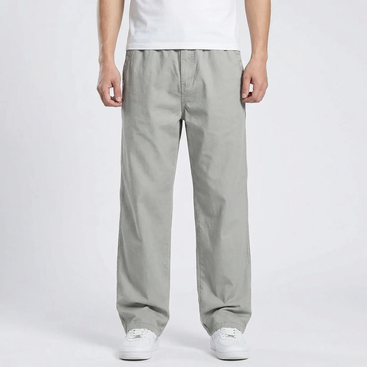 Rechte Cargobroek Met Elastische Taille - Freddie
