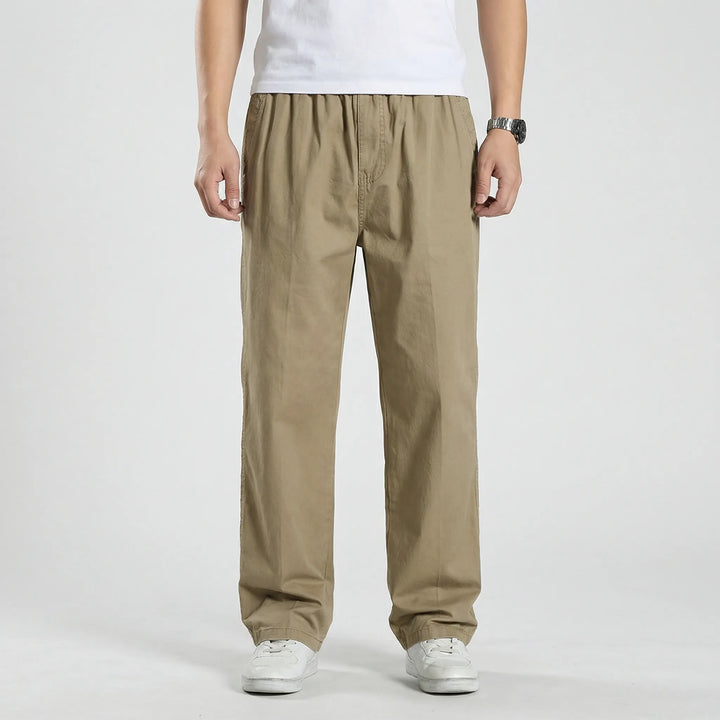 Rechte Cargobroek Met Elastische Taille - Freddie