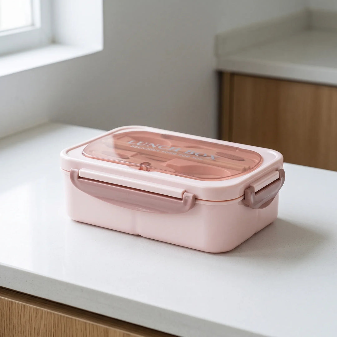 Rechthoekige Lunchbox Met Vakken - Bentova
