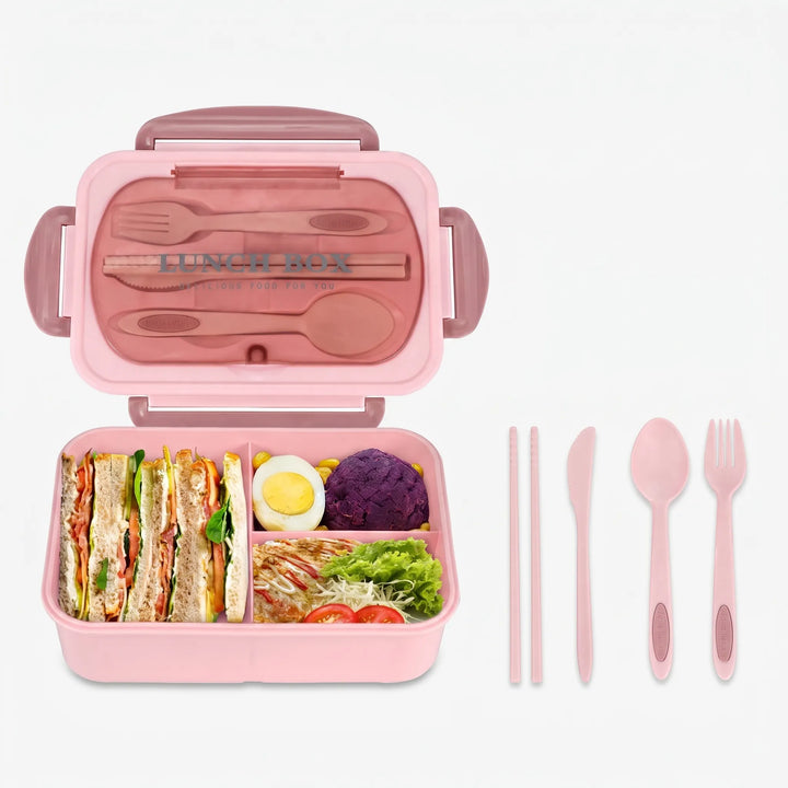 Rechthoekige Lunchbox Met Vakken - Bentova