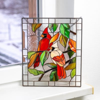 Rectangular Botanical Sun Catcher - Prismia