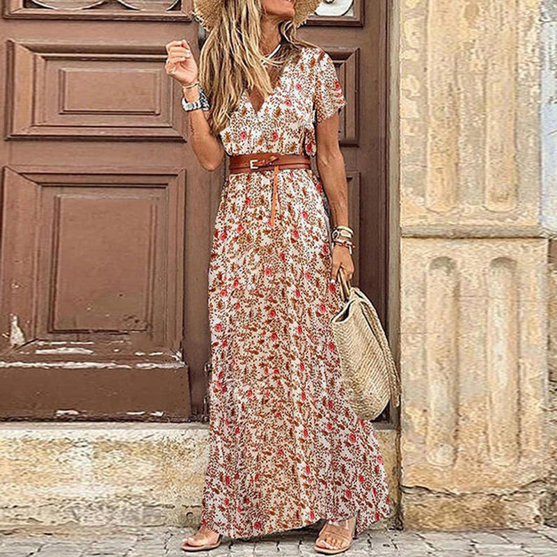 Alvare - Stylish Boho Dress with Slit