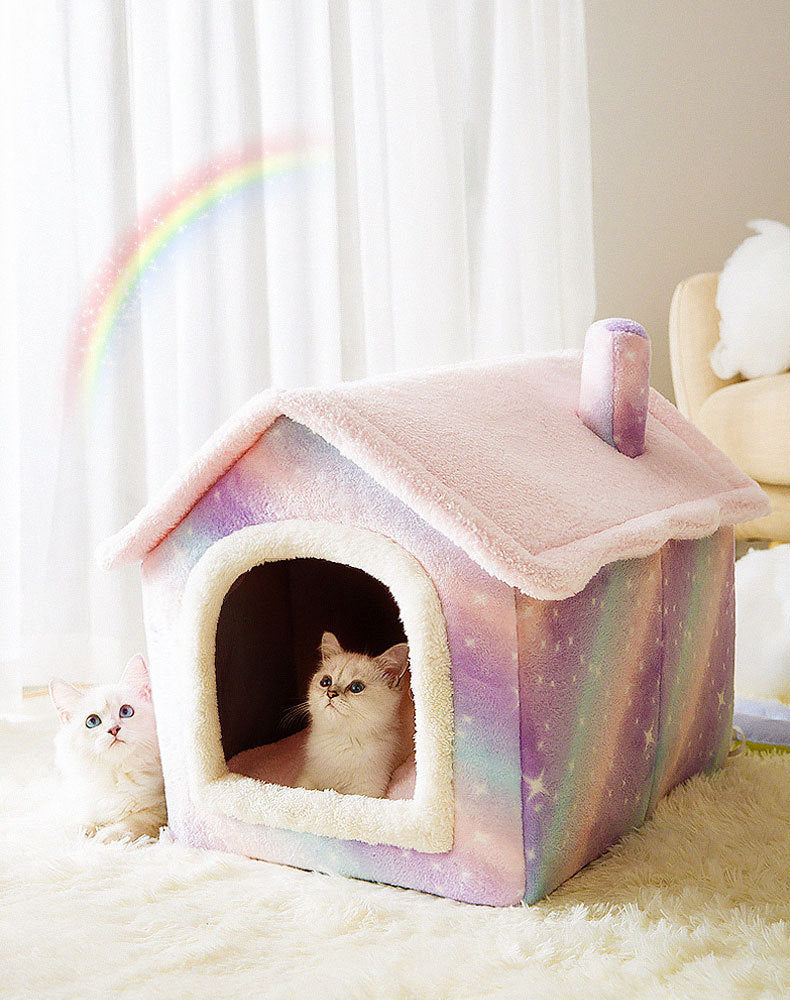 Sammy Jackson™ Fluffy Pet House | A cozy & warm sleeping spot for your pet