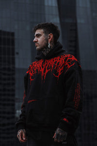 Oversized Heavy Hoodie with Print – Damon