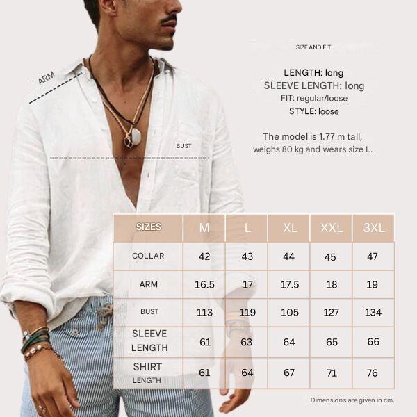 Lightweight Men's Cotton Shirt – Elias